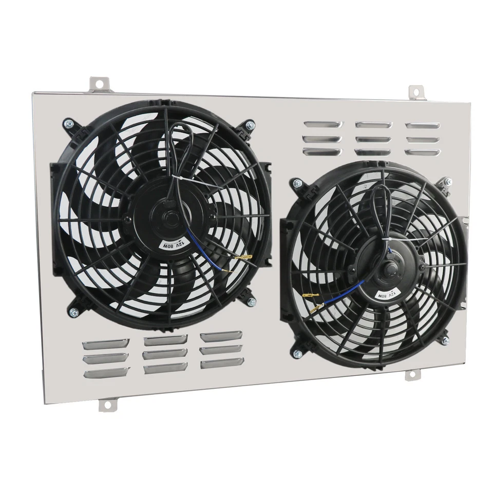 Ventilador eléctrico + relé de cubierta para 82-92 87 Chevy Camaro Pontiac Firebird Trans-am V8 Foto 4 de 4