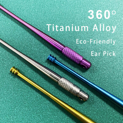 Titanium Ear Wax Removers Ear Pick Removal Cleaner Care Tools Metal Picker