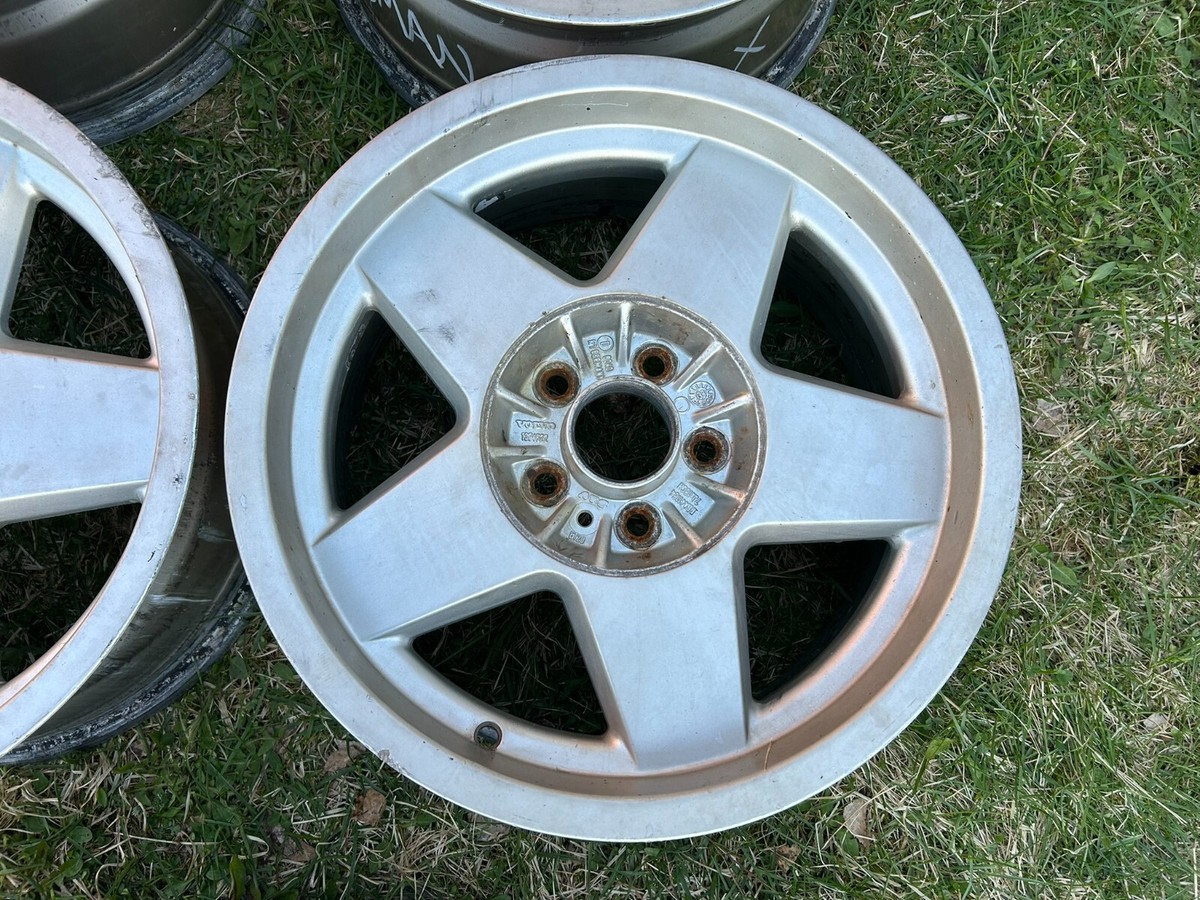 USED RARE VOLVO GEMINI 7 x 16 WHEELS with HUBCAPS 240 740 940 V90