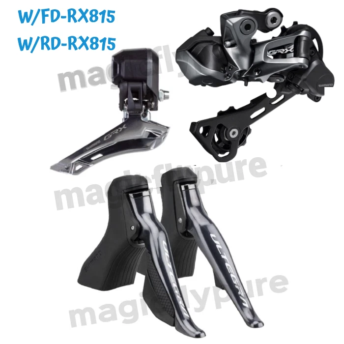 Shimano Ultegra R8050 R8070 DI2 Hydraulic w/GRX FD-RX815 & w/o