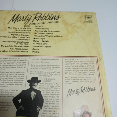 MARTY ROBBINS - vintage vinyl LP - Souvenir Album - Picture 12 of 12