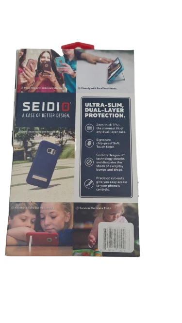 Funda para teléfono LG G6 negra Sedio Surface cubierta con soporte doble protección OEM Foto 4 de 4