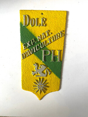 Dole Modene Club Dole Poultry Competition Aluminum Plate