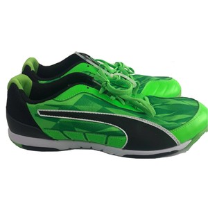 puma neon green shoes