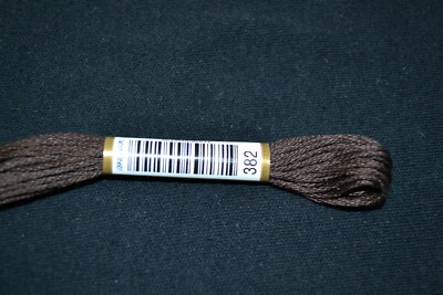 Anchor Cotton Threads for Embroidery Shade 382 Fudge Dark