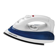 Black & Decker IR0110W Quick ‘N Easy Iron Blue White Used