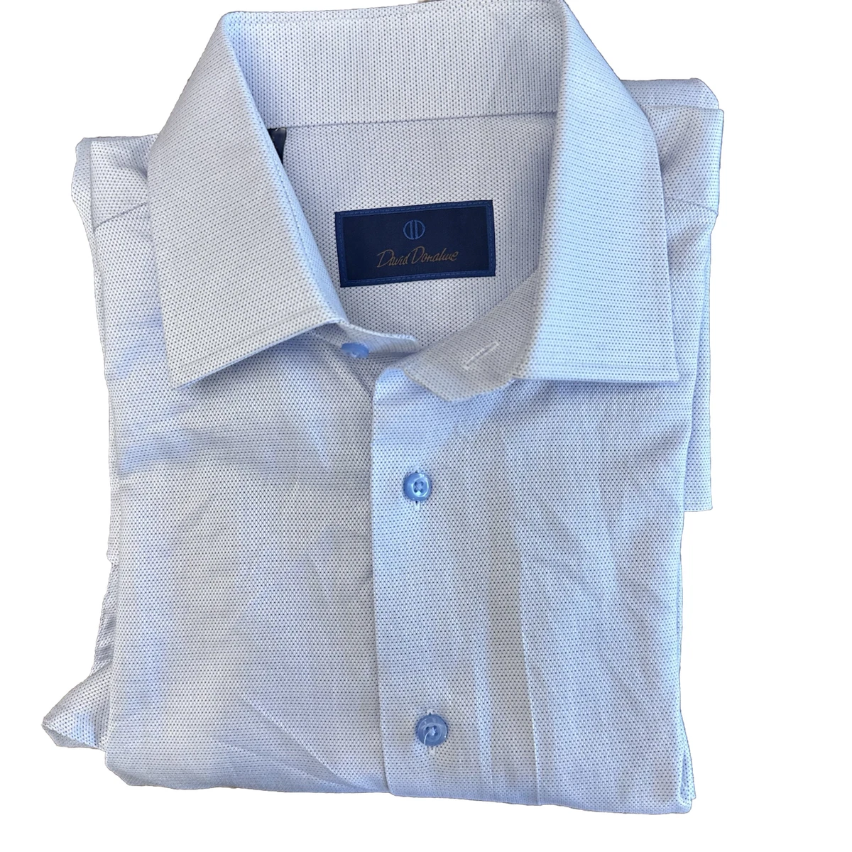 David donahue cheap white dress shirt