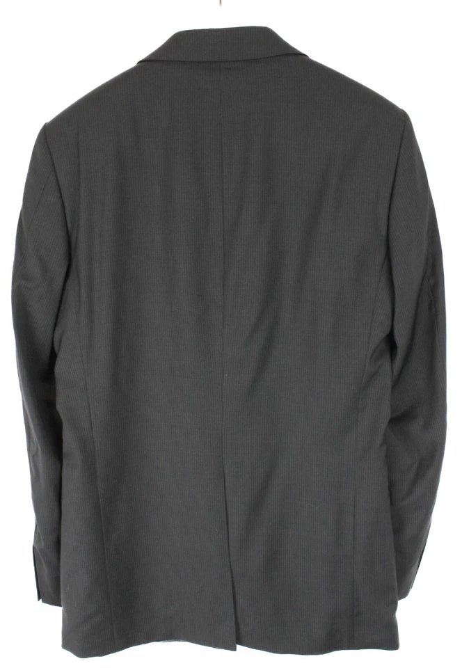 Strellson Blazer Men (EU) 49 Wool Single Breasted Notch Lapel Pinstripe - Image 2 of 4