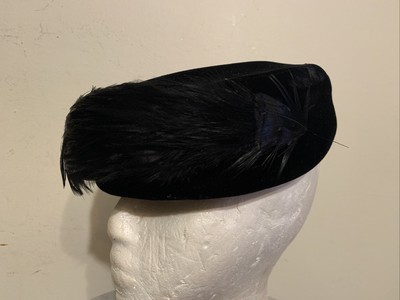 Women's Vtg Black Velvet Union Made 