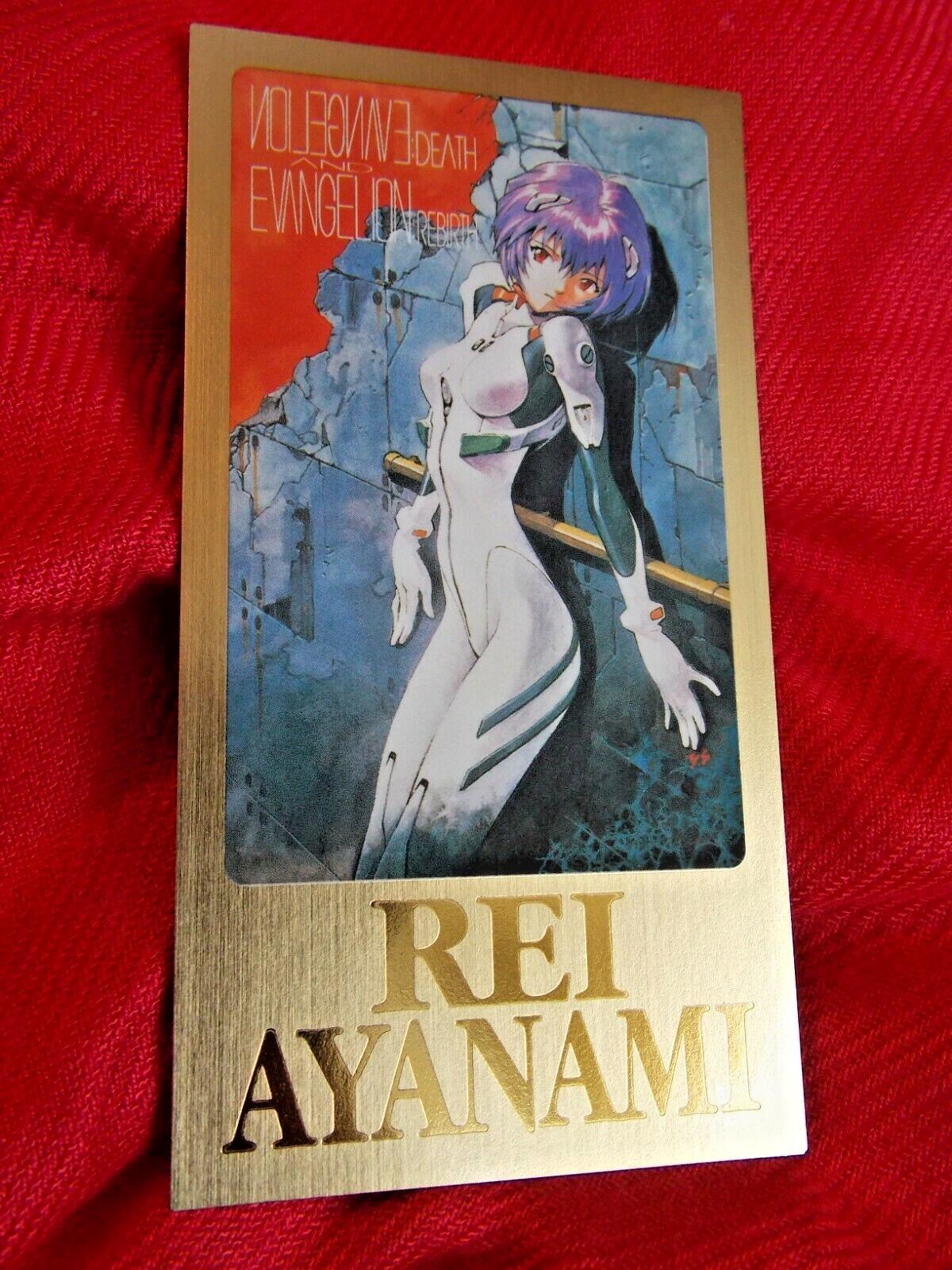 BANDAI Evangelion Muerte y Renacimiento REI TARJETA COLECCIONABLE ESPECIAL SP5 ANIME UK