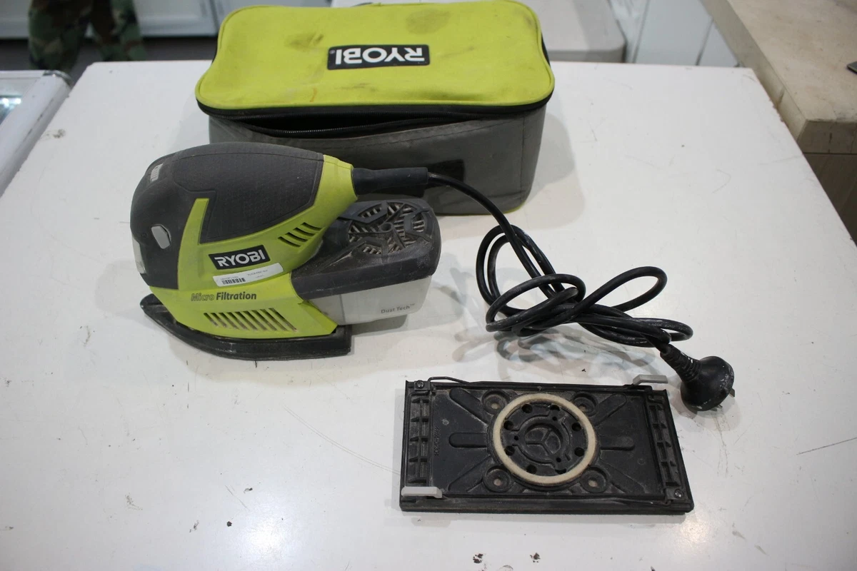 Ryobi 180W Multipad Sander RMS180 Corded comes with case eBay