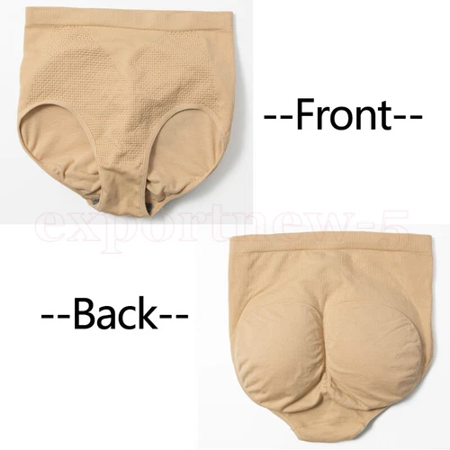 UK Women Push Up Padded Underwear Shapewear Bum Butt Lift Enhancer Brief Panties - Picture 9 of 16