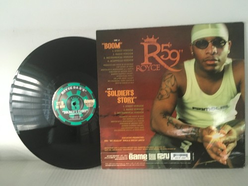 R59 Royce -Boom/ Soldier's Story - Game Records (2000) 12" SINGLE - Picture 2 of 2