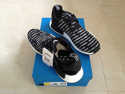 build gøre ondt Spaceship ADIDAS NMD RUNNER R1 BLACKOUT 3 STRIPES SIZE UK 4 6.5 7.5 8 9.5 & 12 NEW |  eBay