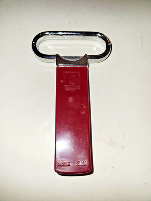Vintage Wine Cork Puller Phoenix Ware 2 Prong  Bottle Cap Opener Maroon Sheath