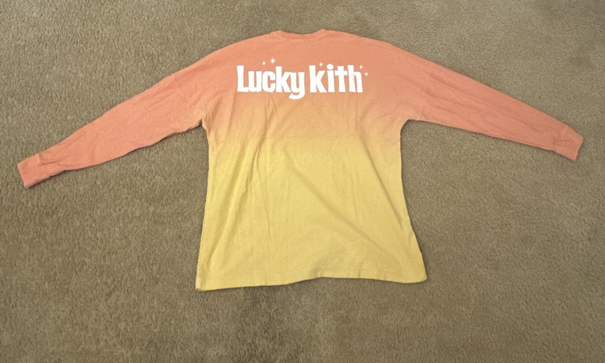 KITH Lucky Charms Men's M Long Sleeve Orange Yellow Gradient | eBay