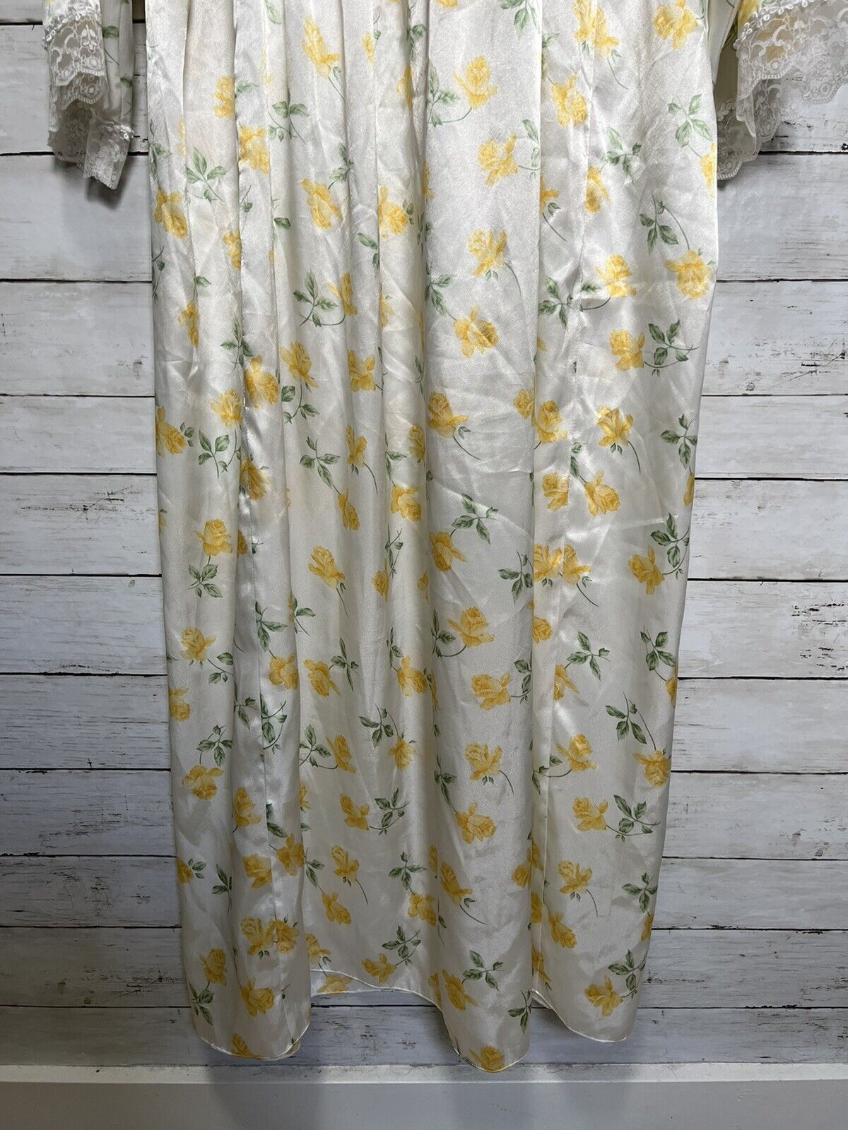 Vintage Christian Dior Silk Floral Nightgown - image 8