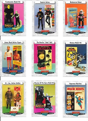 CLASSIC TOYS COMPLETE 66 TRADING CARD SET + PACK WRAPPER BATMAN FRANKENSTEIN '93