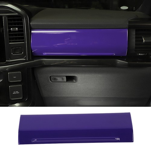 Cache panneau tableau de bord copilote console centrale ABS violet pour Ford F150 2021-2023 - Photo 1/10