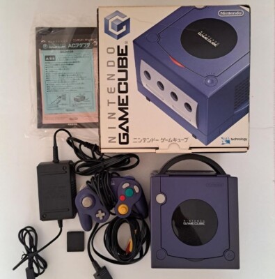 Nintendo GameCube DOL-001 Violet Game Console Full Box US Nintendo GameCube DOL-001 Violet Game Console Full Box US