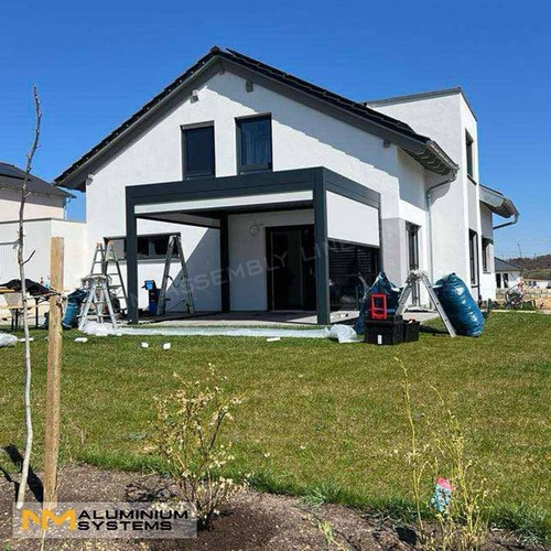 TOP!Reduzierte Preise Pergola Lamellendach Pavillon Lamellenpavillon 3 x 3 m - Bild 8 von 24