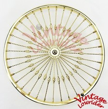 Vintage Lowrider 26 Cage Twisted Gold 36 Spoke Heavy Duty Rims Front Or Coaster Vintage Lowrider 26 Cage Twisted Gold 36 Spoke Heavy Duty Rims Front Or Coaster