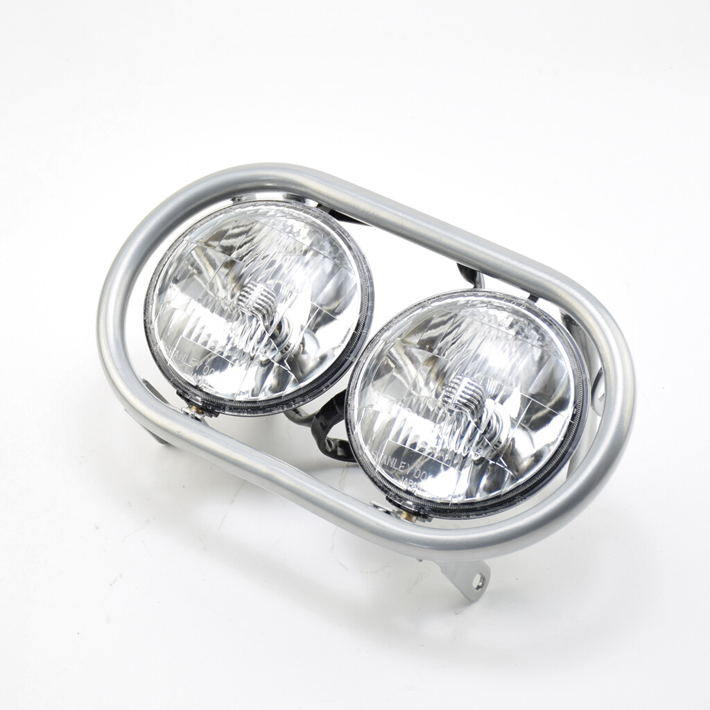 For Honda BAJA Tail Bike Motorcycle Headlight Bracket & Double LED