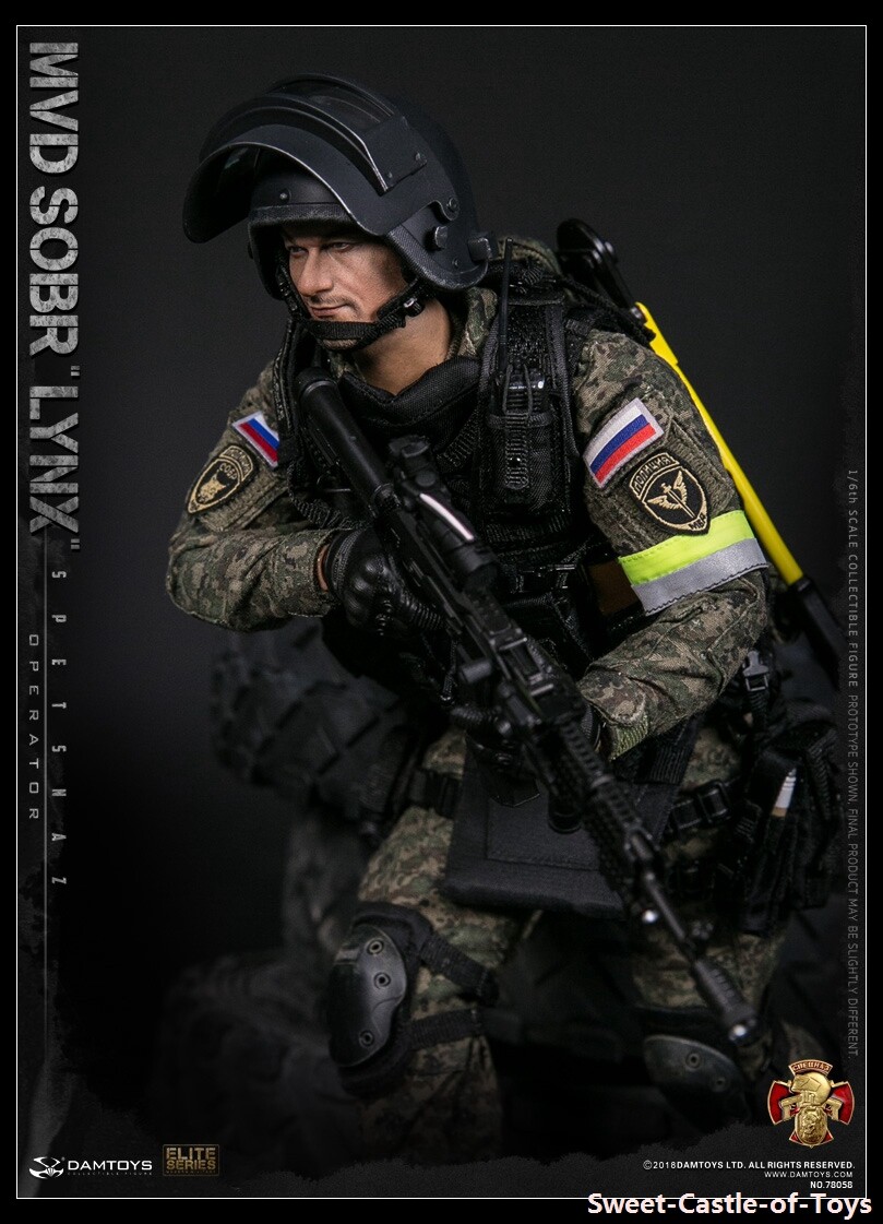 1/6 Dam Toys Damtoys Military Figure Russian Spetsnaz MVD