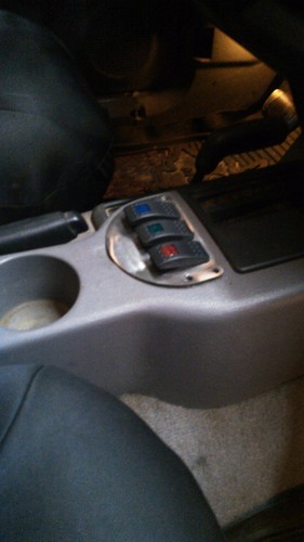 Fits 1997-2001 Jeep Cherokee XJ ashtray switch panel. For 3 rocker switches. - Picture 5 of 12
