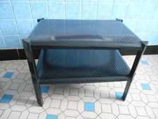 *Vintage Table Basse "PADDY" (?) - Étagères 33x50x37 plastique Made/Italie