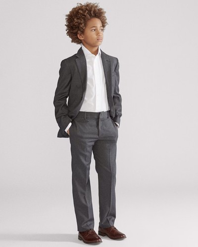 NWT Polo Ralph Lauren Boy's Lightweight Wool Suit Two-Piece Gray $675 Size 16 L - Picture 12 of 14