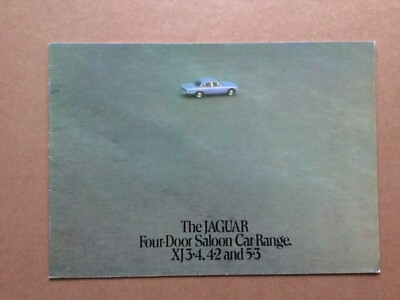 Verkaufsprospekt The Jaguar Four-Door Saloon Car Range XJ3.4, 4.2, 5.3, 1978