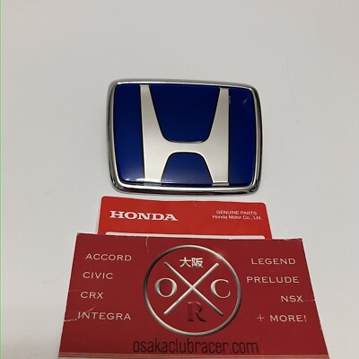 Genuine OEM 91-01 Honda NSX JDM Front Bumper Emblem Badge Acura