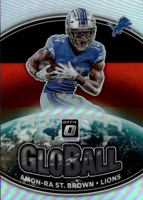 Amon-Ra St. Brown Panini Donruss Optic Globall #GB3 Base