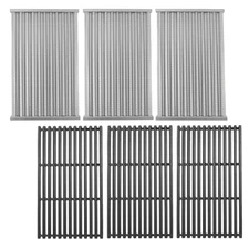 17" Grill Grates and Emitter for Charbroil TRU Infrared 4-Burner 463255020 46...