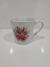 Starbucks Christmas Coffee Mug Cup 2014 Red Flower Fireworks Starburst Holiday