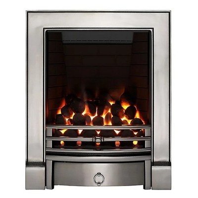 Focal Point Soho volle Tiefe Chromoptik manuelle Steuerung 3,75kW Gaskamin