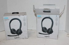 Lot of 2 Logitech H390 Over-Head Comfort USB Headset w/ Noise-Canceling Mic