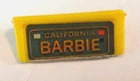 Vintage Barbie Car Replacement Parts License Plate