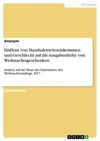 Anonymous | Einfluss Von Haushaltsnettoeinkommen Und Geschlecht Auf Die...