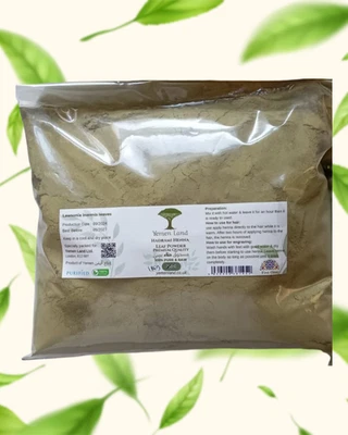 YEMENLAND Organic Yemeni Henna Powder 1 Kg | Triple-Sifted BAQ Grade | Strong 2.5% Lawsone