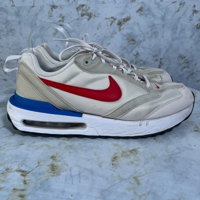 Nike Air Max Dawn Men's Size 11 Running Shoes White Red Blue Athletic Sneakers
