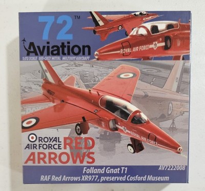 AVIATION 72 1/72 Folland Gnat T1 RAF Red Arrows XR977 Preserved Cosford Museum