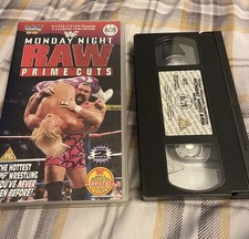 WWF Monday Night Raw Prime Cuts VHS Video Cassette WWE Wrestling See Condition