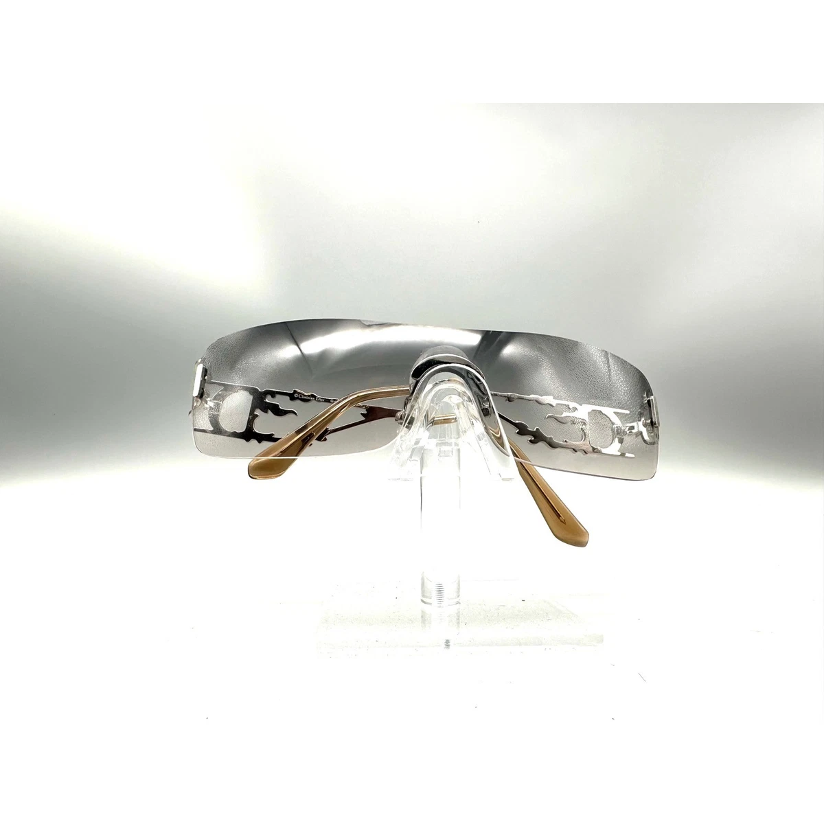 Silver Shield Sunglasses for Women with Vintage for sale | eBay display picture 1