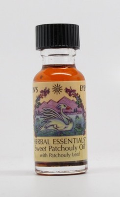 Sun's Eye Sweet Patchouli Herbal Fragrance Oil - 1/2 Ounce Bottle