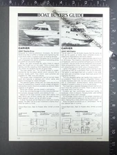 1982 1-page FEATURE on Carver 26 2667 Santa Cruz & 30 3007 Aft Cabin yacht boat
