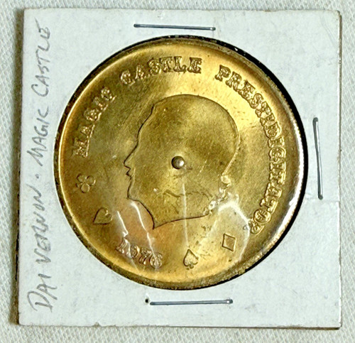 Dai Vernon 1976 Coin Magic Castle Prestidigitator The Vernon Touch Spinner