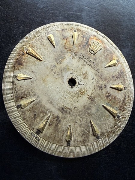 Vintage Rolex Semi Bubble Back Parts Rare dial With Rolex Caliber 645