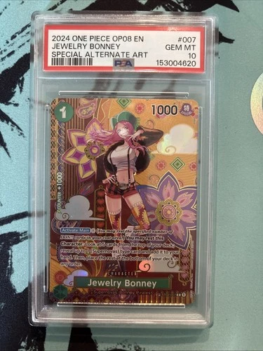 2024 One Piece ST02-007 Jewelry Bonney SP OP08 Two Legends English PSA 10